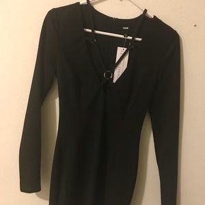 Long sleeve little black dress!